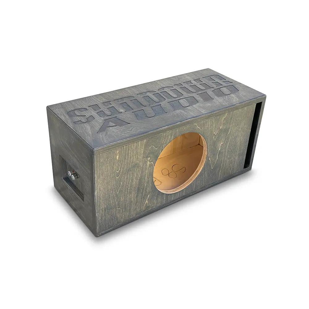 Sundown Sa V2 V3 Birch Single 8" Ported Subwoofer Enclosure .65 Cu.Ft. Sub Box 1