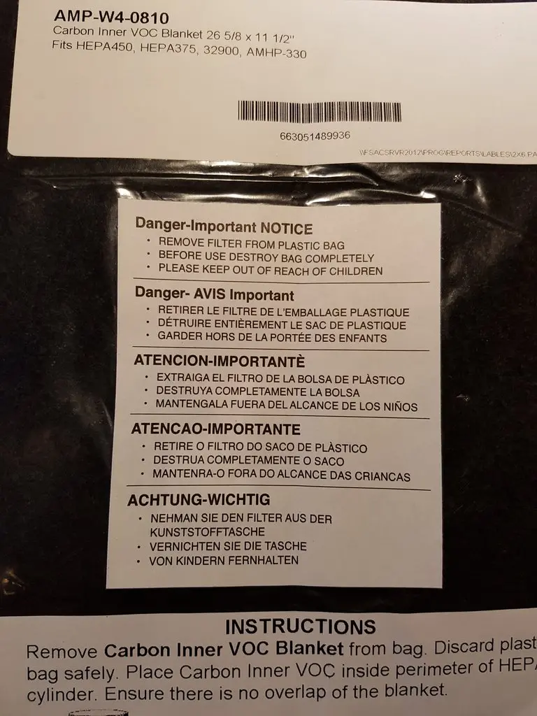 Amp-W4-0810 Carbon Inner Voc Blanket 1