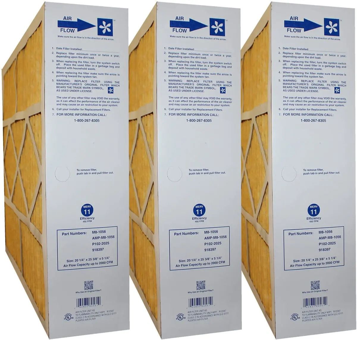 Amp-M8-1056 Merv 11 Media Filter 1