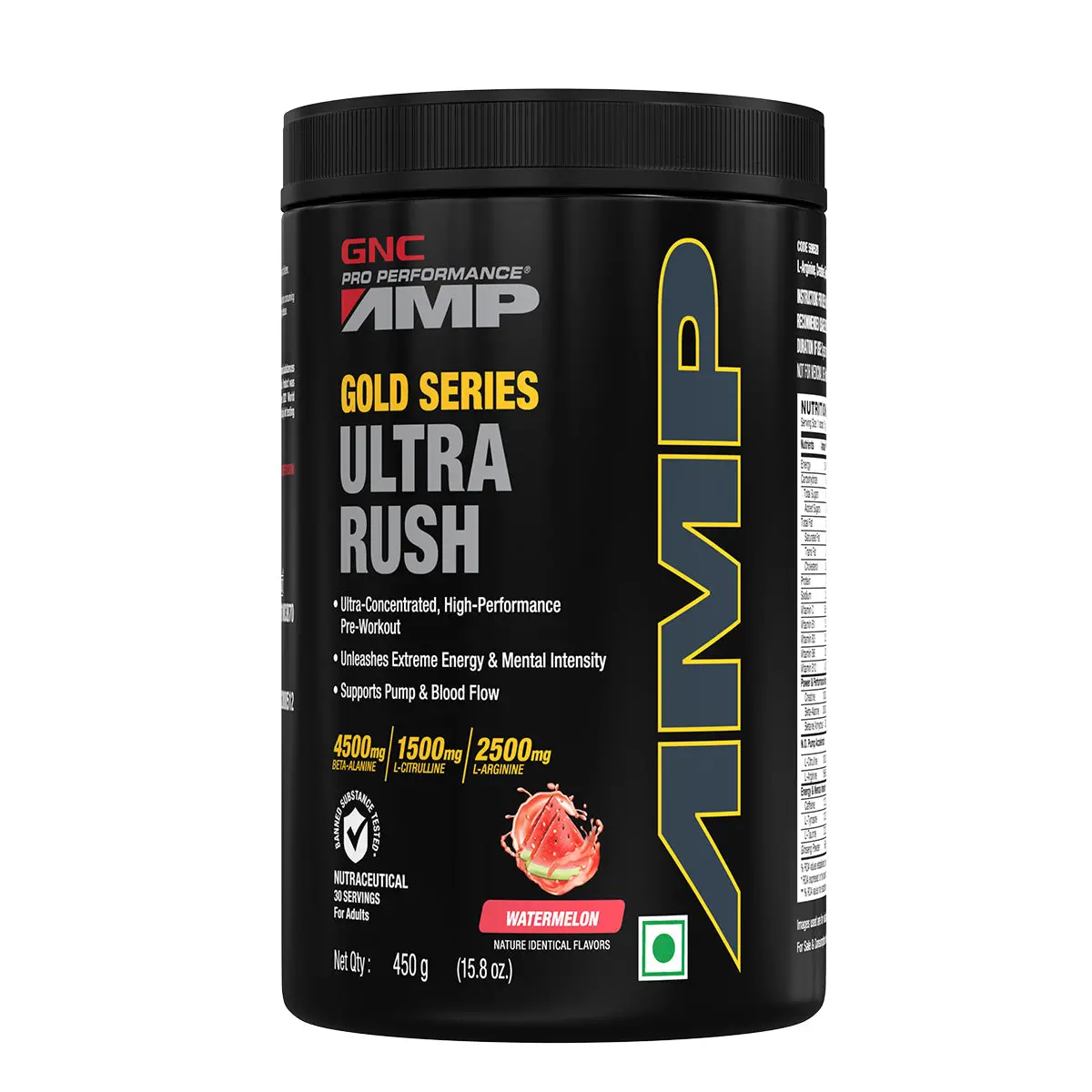 Gnc Amp Gold Series Ultra Rush  - Clearance Sale| Expiry - 2025-07-31 1