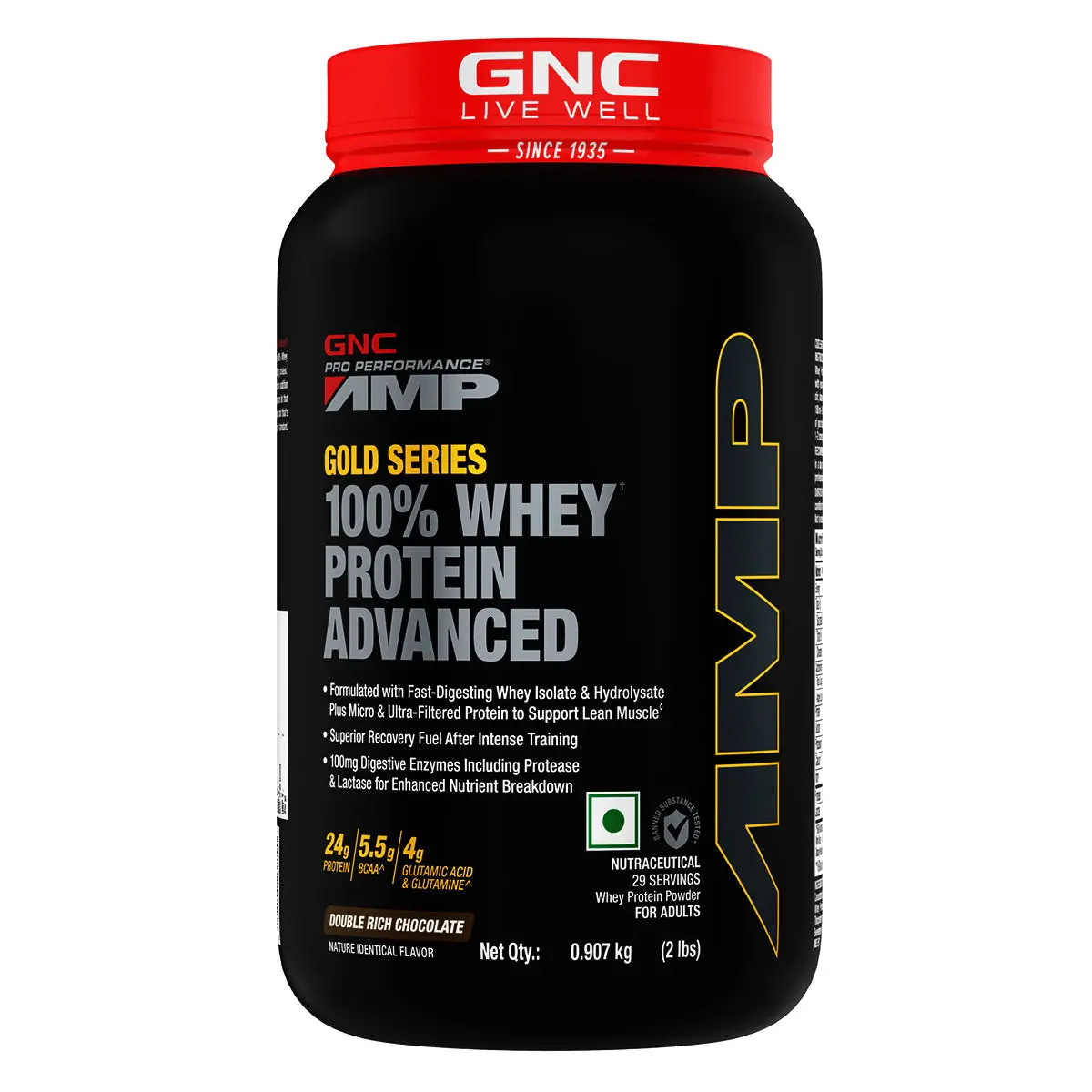 Gnc Amp Gold Series 100% Whey Protein Advanced - Clearance Sale| Expiry - 2025-09-30 1