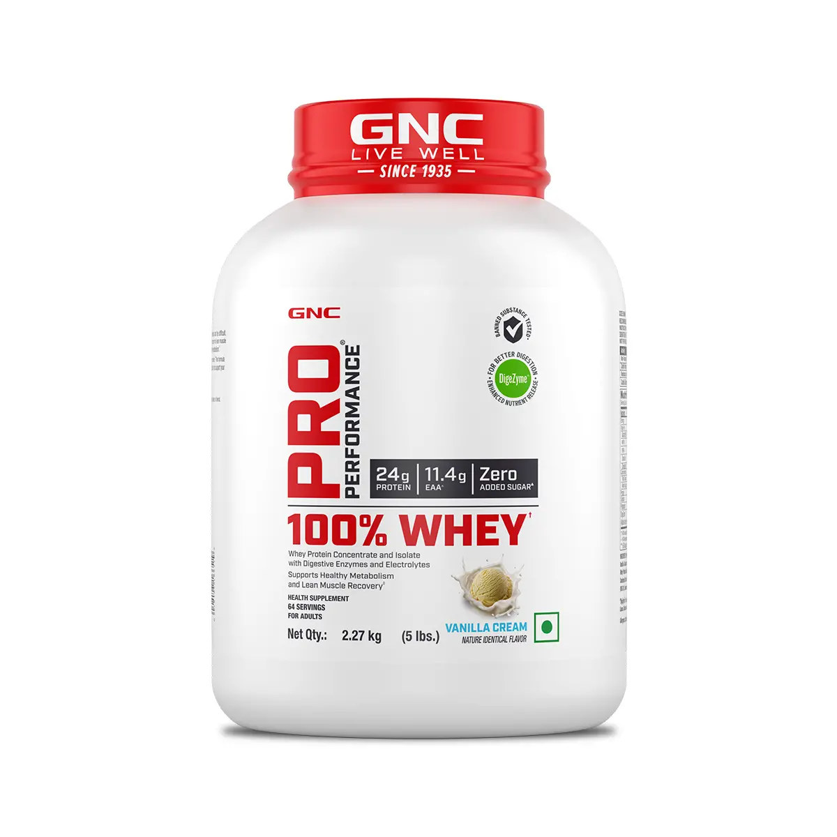 100% Whey Protein 5Lbs Vanilla - Clearance | Expiry - 2026-04-30 1