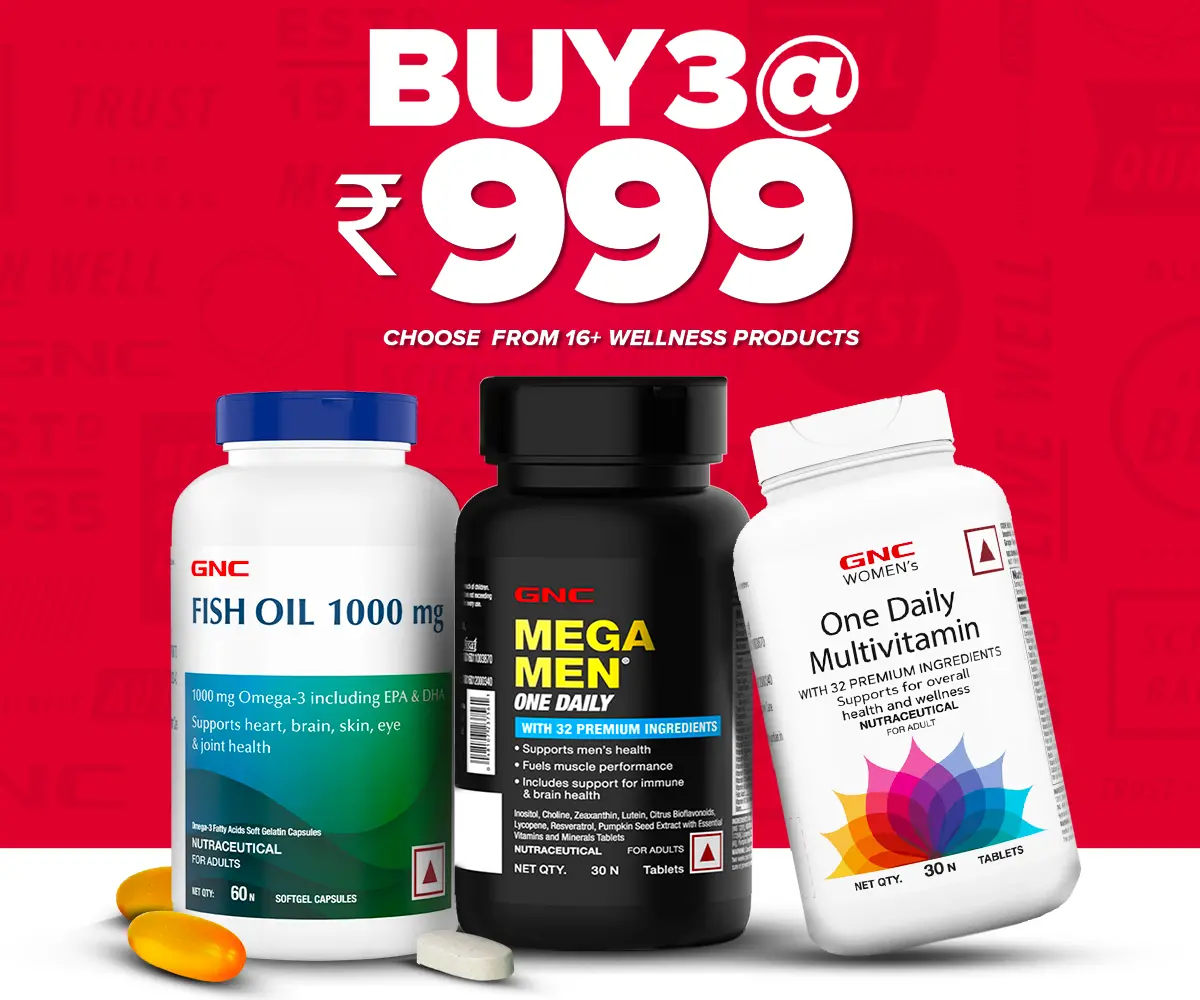 Gnc - Buy 3 For ₹ 999 1