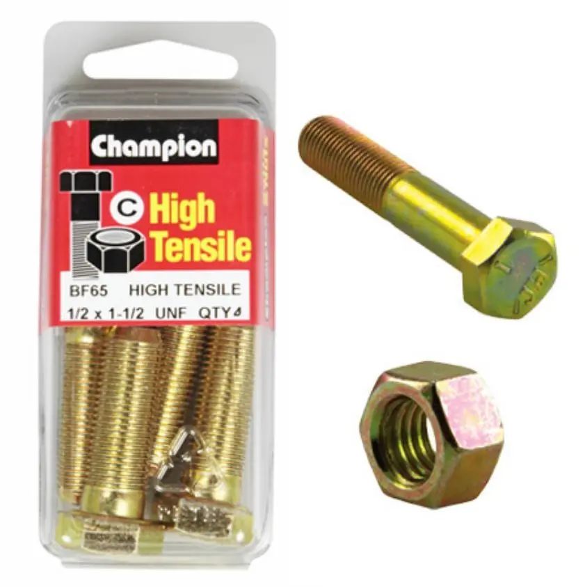 Champion Bolt And Nuts 1-1/2” X 1/2  Bf65 1