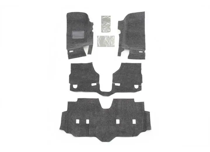 Bedrug™ Front 4 Piece Floor Liner Carpet Kit For '11-'18 Jeep Wrangler Jku Unlimited 4 Door 1