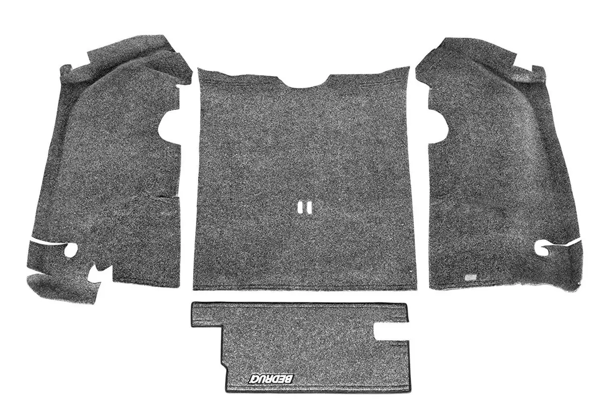 Bedrug™ Rear 4 Piece Floor Liner Carpet Kit For 1997-2006 Jeep Wrangler Tj 1