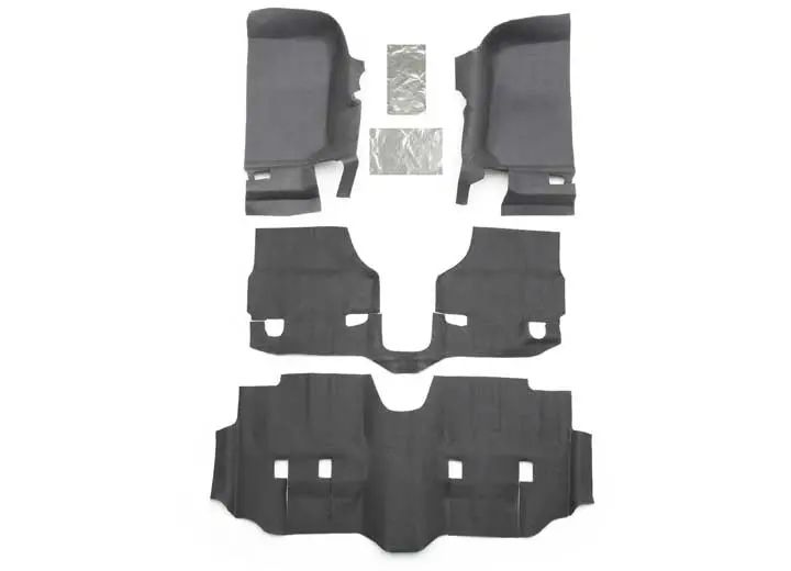 Bedtred™ Front 4 Piece Floor Liner Kit For '07-'18 Jeep Wrangler Jku Unlimited 4 Door 1