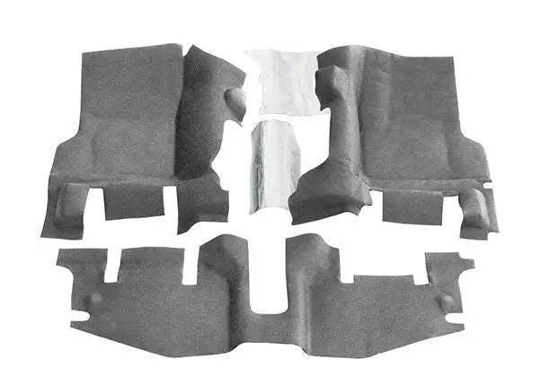 Bedtred™ Front 3 Piece Floor Liner Kit For 1997-2006 Jeep Wrangler Tj 1