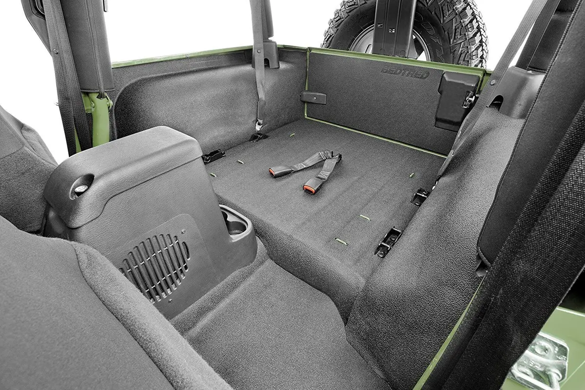Bedtred™ Rear 4 Piece Floor Liner Kit For 1997-2006 Jeep Wrangler Tj 2