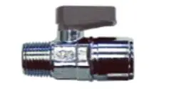 Champion / Infinity Quick-Lock Aluminum Piping -Ball Valve,  1/2"F X 1/2"F Npt, Pn: C86300-08-08 1