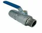 Champion / Infinity Quick-Lock Aluminum Piping -Ball Valve, 20Mm To 1/2" Mnpt, Pn: C90721-20-08 1