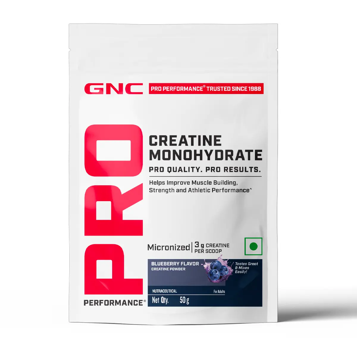 Creatine Monohydrate 50G - Blueberry 1