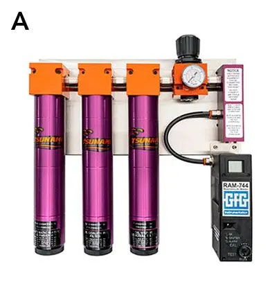 Tsunami - Multi-User Breathing Air System - Wall Mount - Usa (10Ppm) Pn: 21999-0265 1