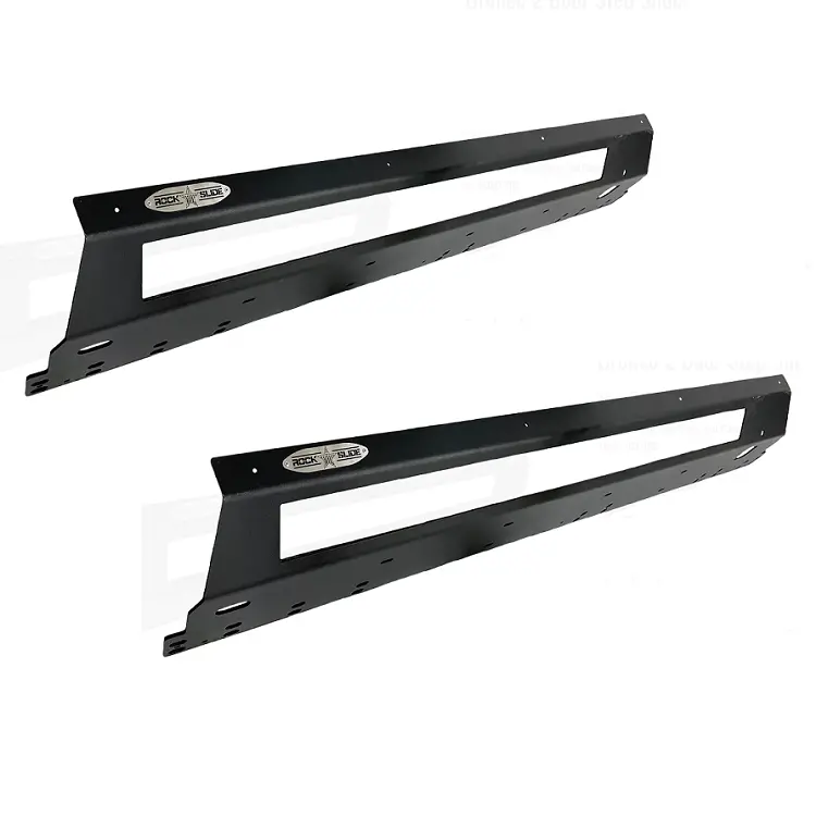 Rock Slide Engineering Power Step Slider Skid Plates For '21-'25 Ford Bronco 2 Door 1