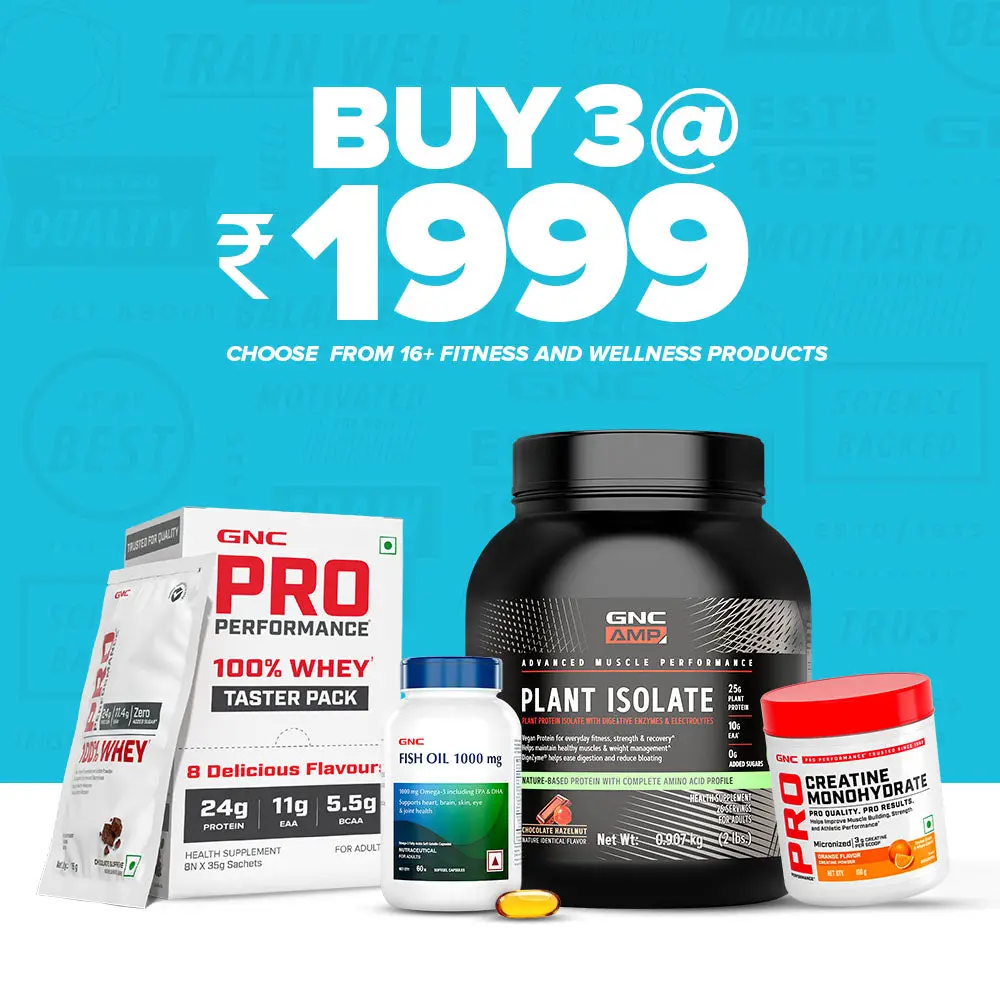 Gnc - Buy 3 For ₹ 1999 1