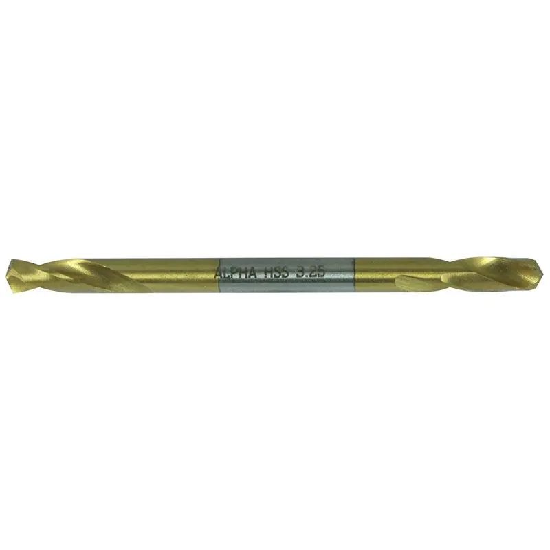 Alpha No.11 Gauge (4.85Mm) Double Ended Panel Drill Bit Carded 2Pk Gold Series C9d11 1