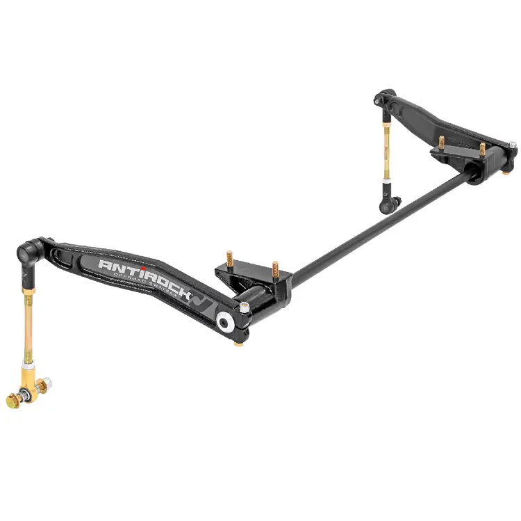 Rock Jock Antirock Front Sway Bar Kit (Forged Arms, 0.850" Bar) For '20-Current Jeep Gladiator Jt 1