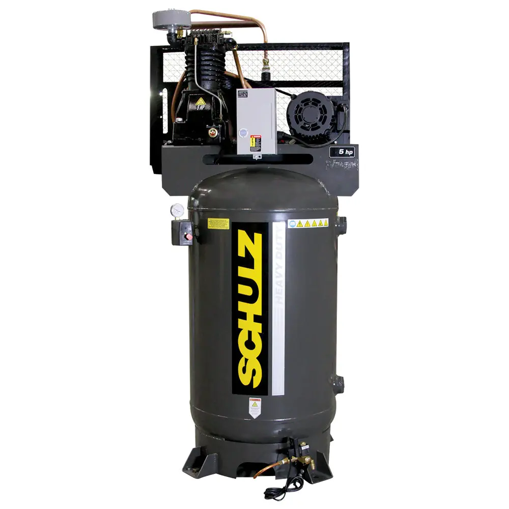 Schulz Of America P580vl30x Premium - 5Hp Reciprocating Air Compressor, 80 Gallon Tank, Msl 30 Max, 17 Cfm 1