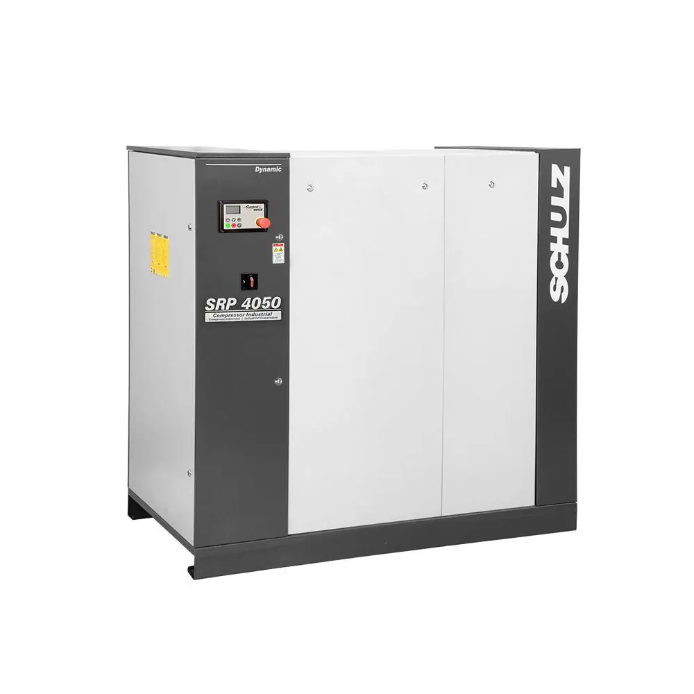Schulz Of America Srp-4050 E Dynamic - 50 Hp Rotary Screw Air Compressor Base Mounted 207 Cfm @ 125 Psi 1