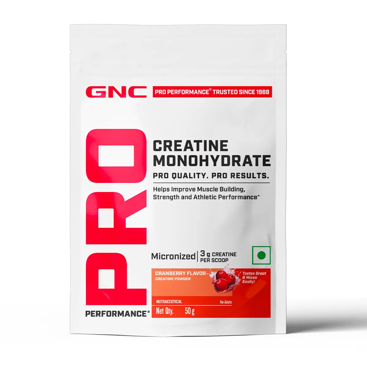 Creatine Monohydrate 50G - Cranberry 1