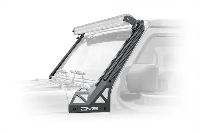 Dv8 Offroad A Pillar Light Bar Mount Rail System For '18+ Jeep Wrangler Jl / Jlu & '20+ Gladiator Jt 1