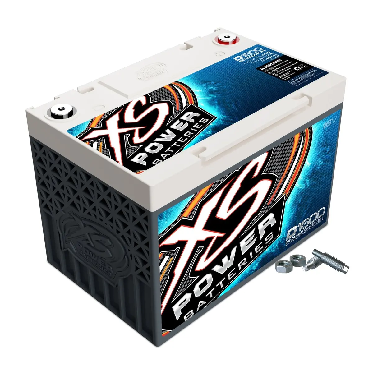 Xs Power D1600 16 Volt 2400A 775Ca Car Audio Battery/Powercell 1