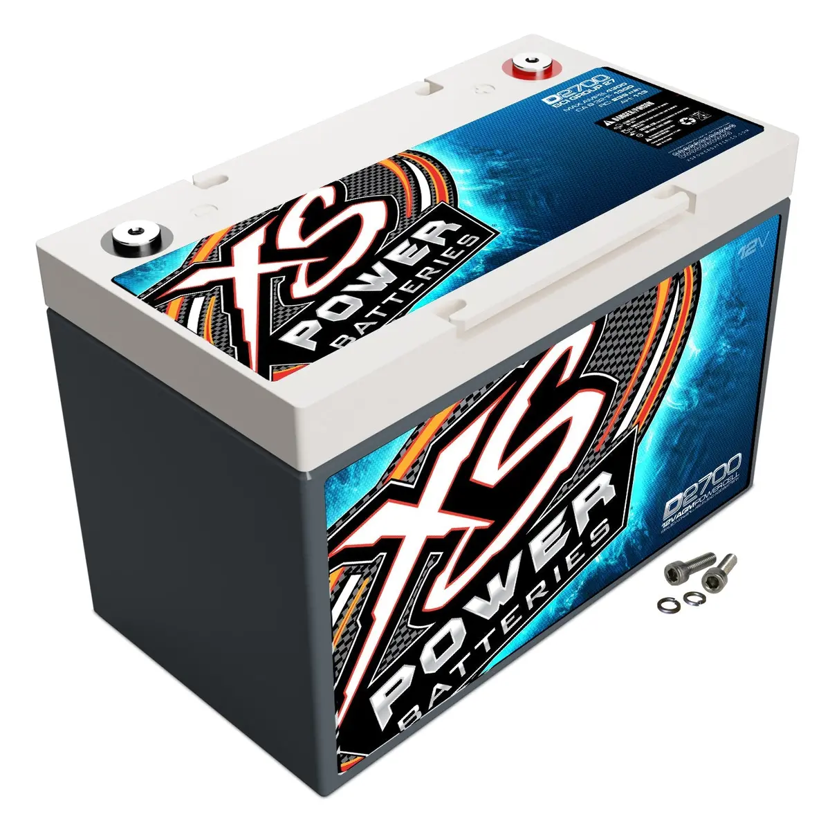 Xs Power D2700 12V 4300A 1300Ca Agm Car Audio Battery/Powercell Group 27 1