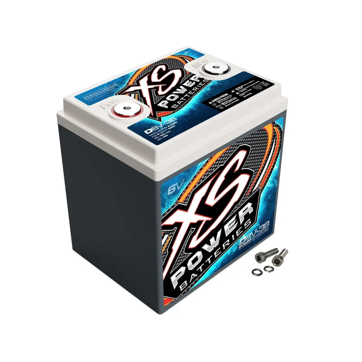 Xs Power D6v-38 6V Agm 550Ca 2000 Max Amps Battery/Powercell D6v38 1