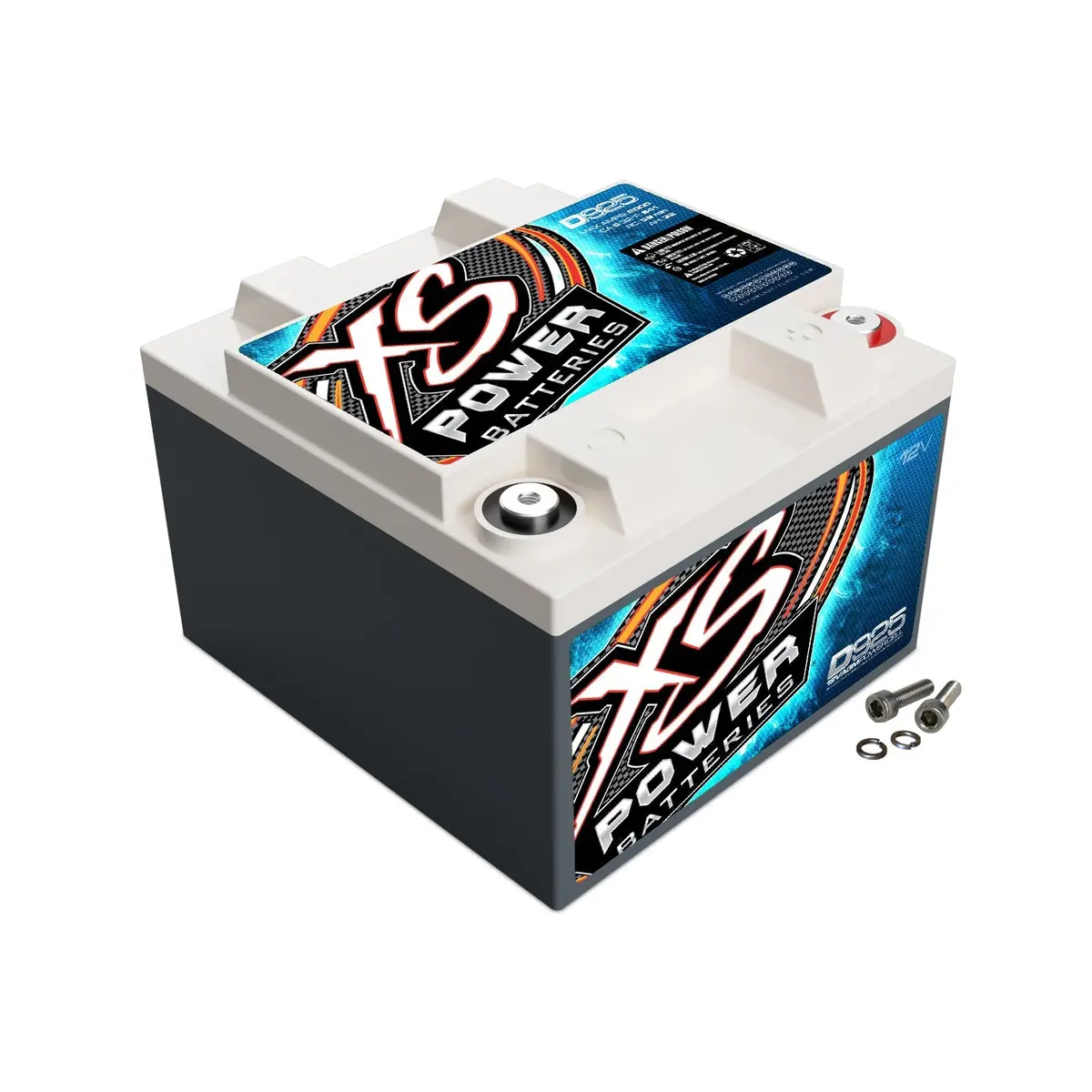 Xs Power D925 12 Volt Agm 2000 Amp Sealed Car Audio Battery/Power Cell+Terminals 1