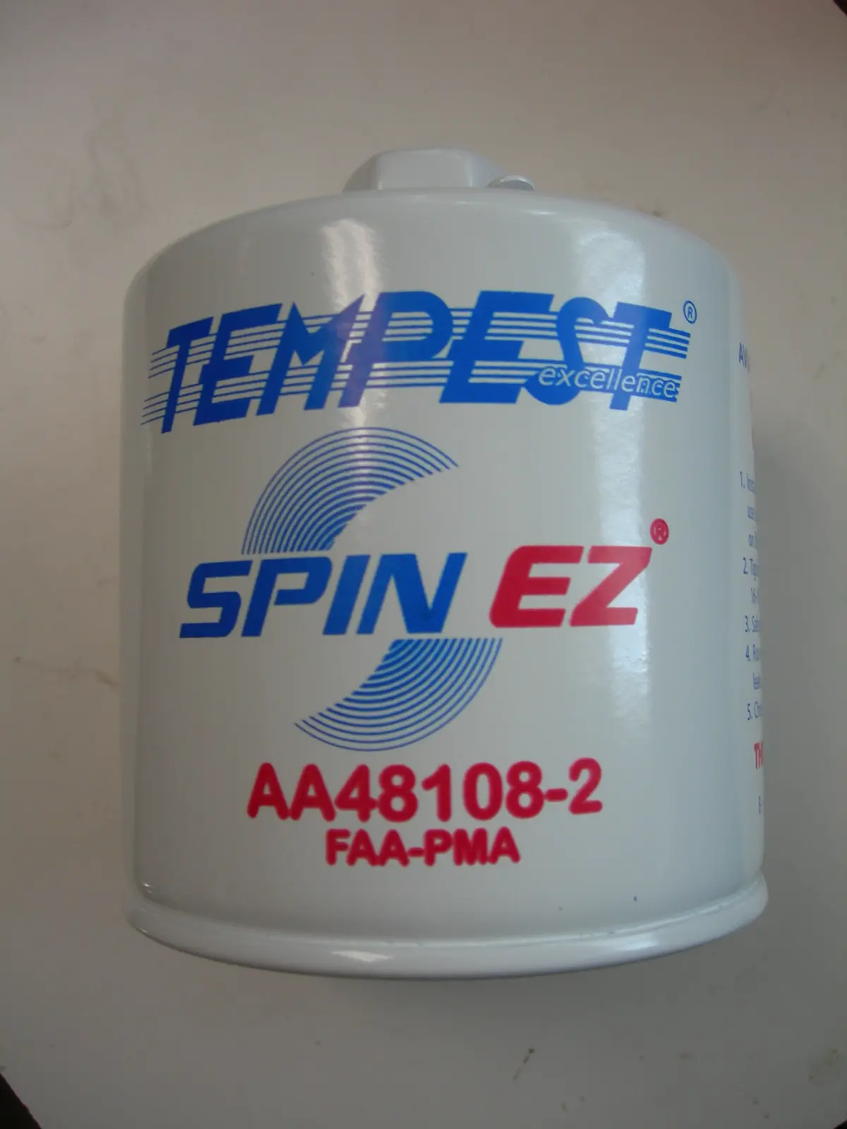 Filter, Oil - Aa48108-2 - Spin-On Ez - Short - 3/4-16 Female - Tempest 1