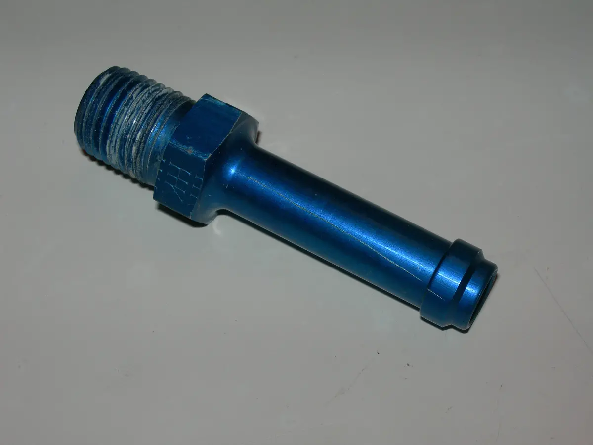 Nipple, Straight - Pipe To Hose - 1/4" Npt - 3/8" Hose Id 1