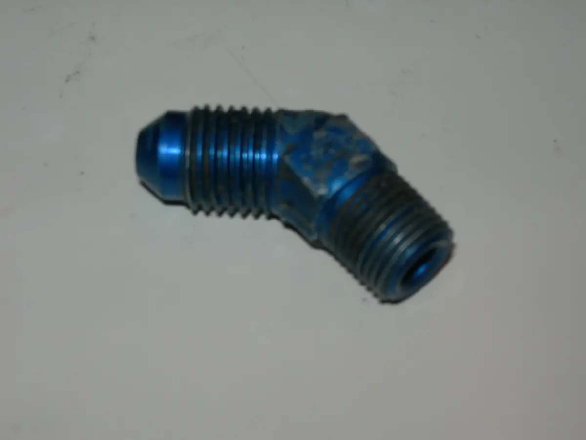 Adapter, 45' - Pipe/Flare - 1/8" Npt - 1/4" Tube Od 1