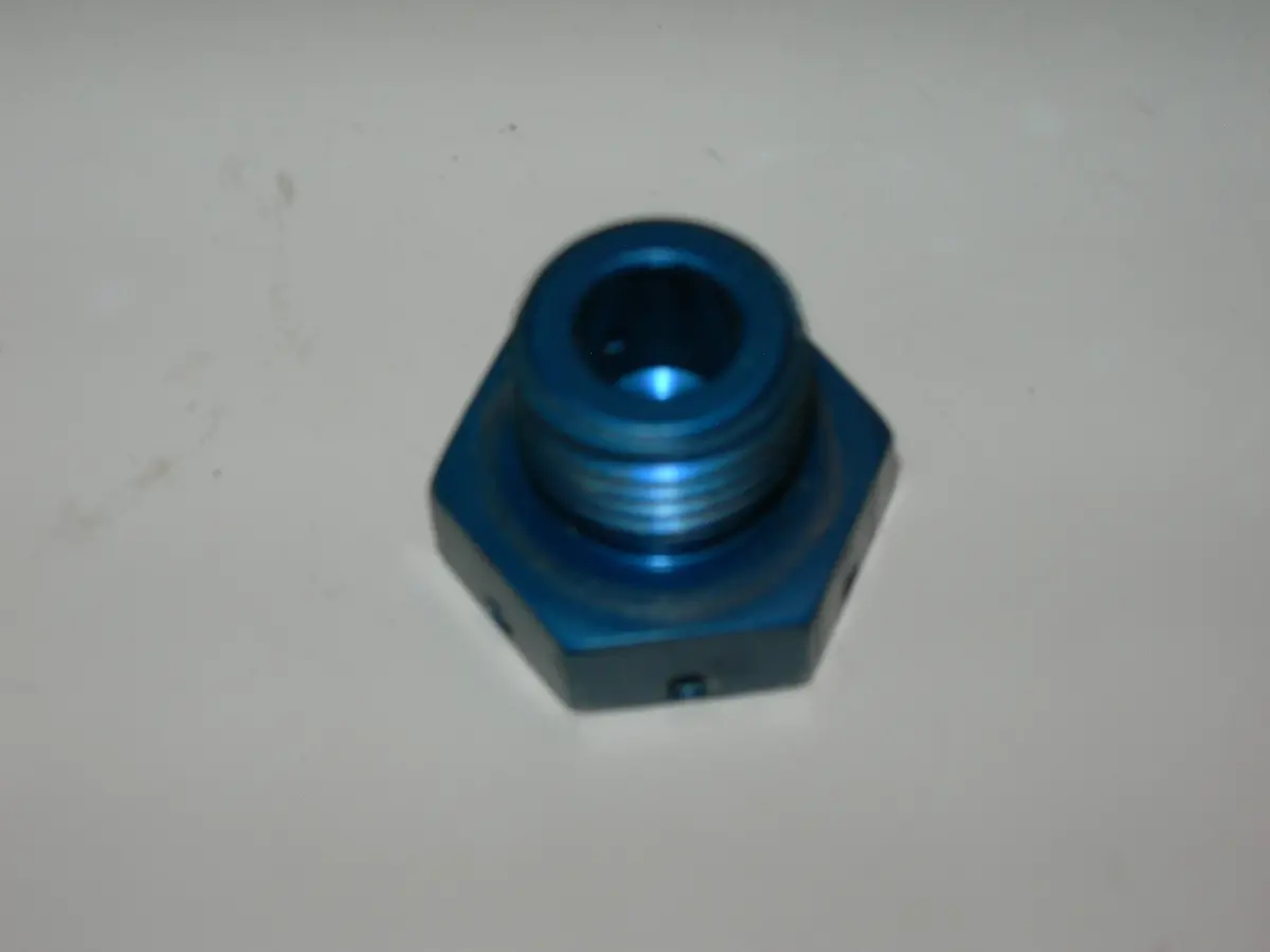 Plug, Bleeder - Straight Threads - 3/8" Tube Od - O-Ring Sealed - Lockwire Holes 1