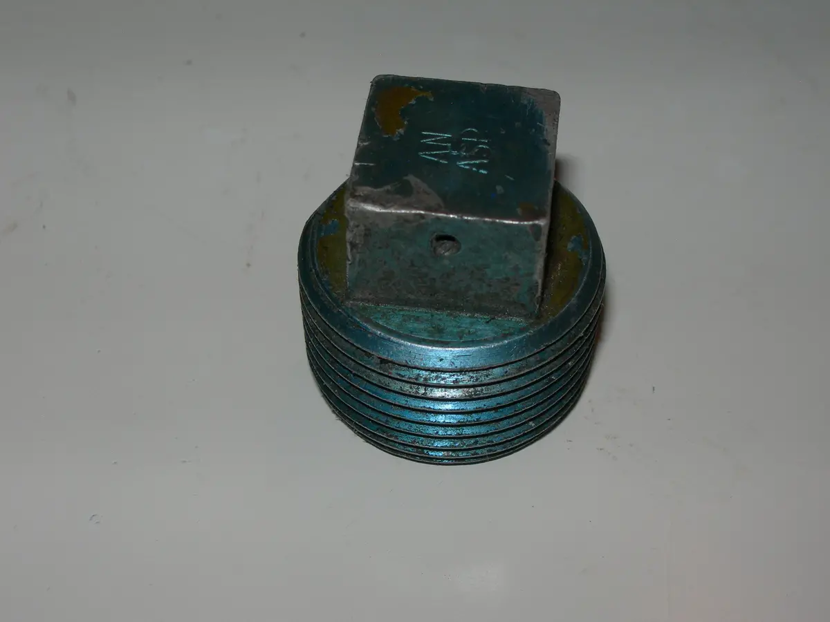 Plug, Square Head - Npt - 3/4" Npt - Lockwire Hole 1