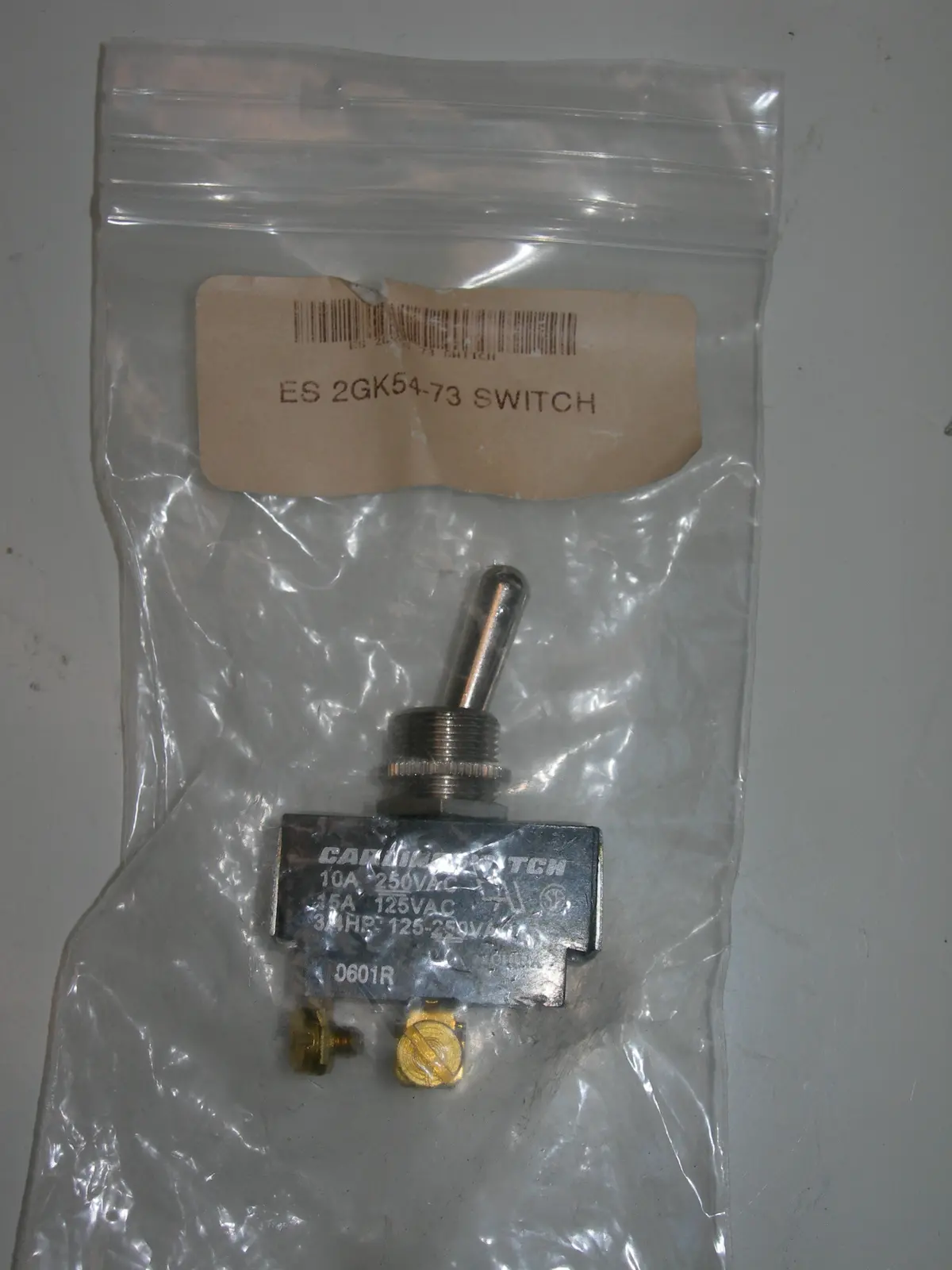 Switch, Toggle - Single Throw Double Pole (Stdp) 1