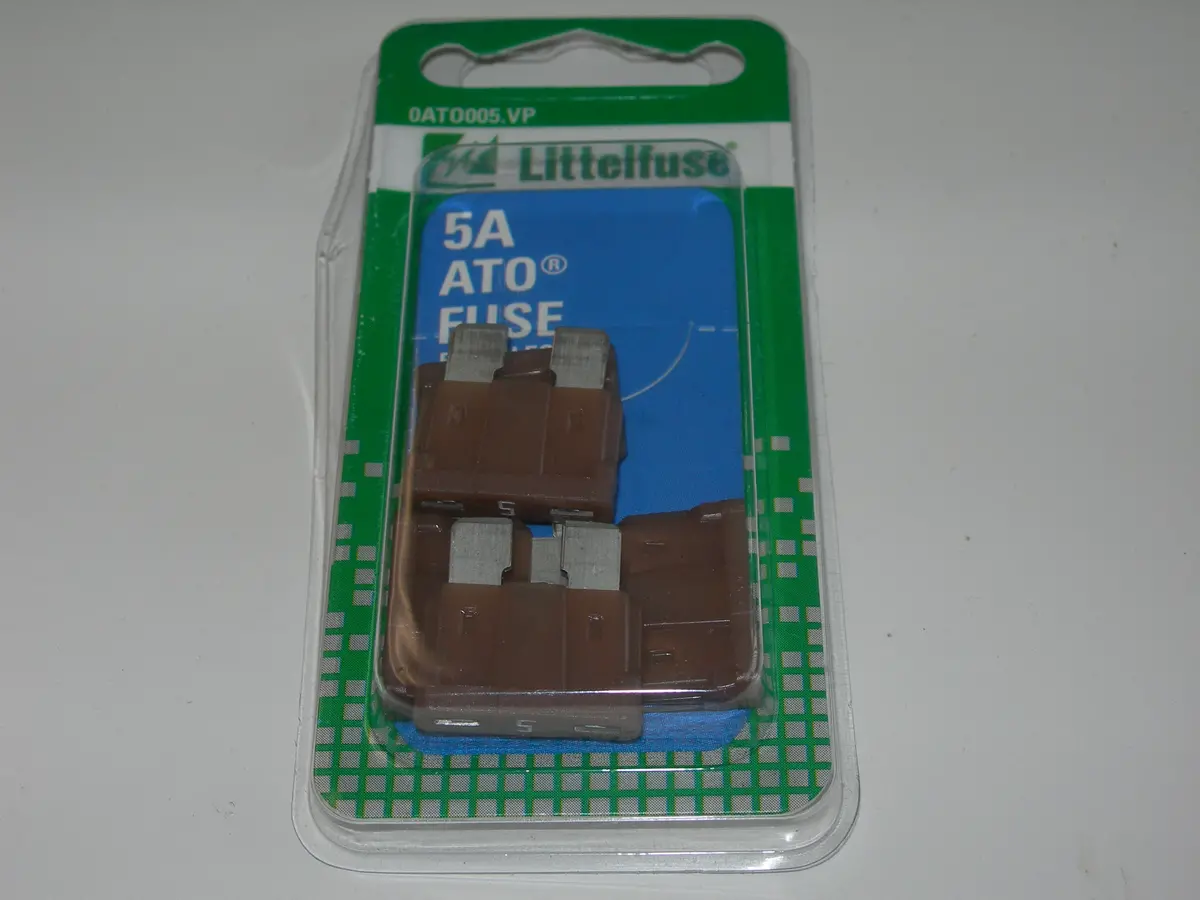 Fuse, 5 Amp - Brown - Blade 1
