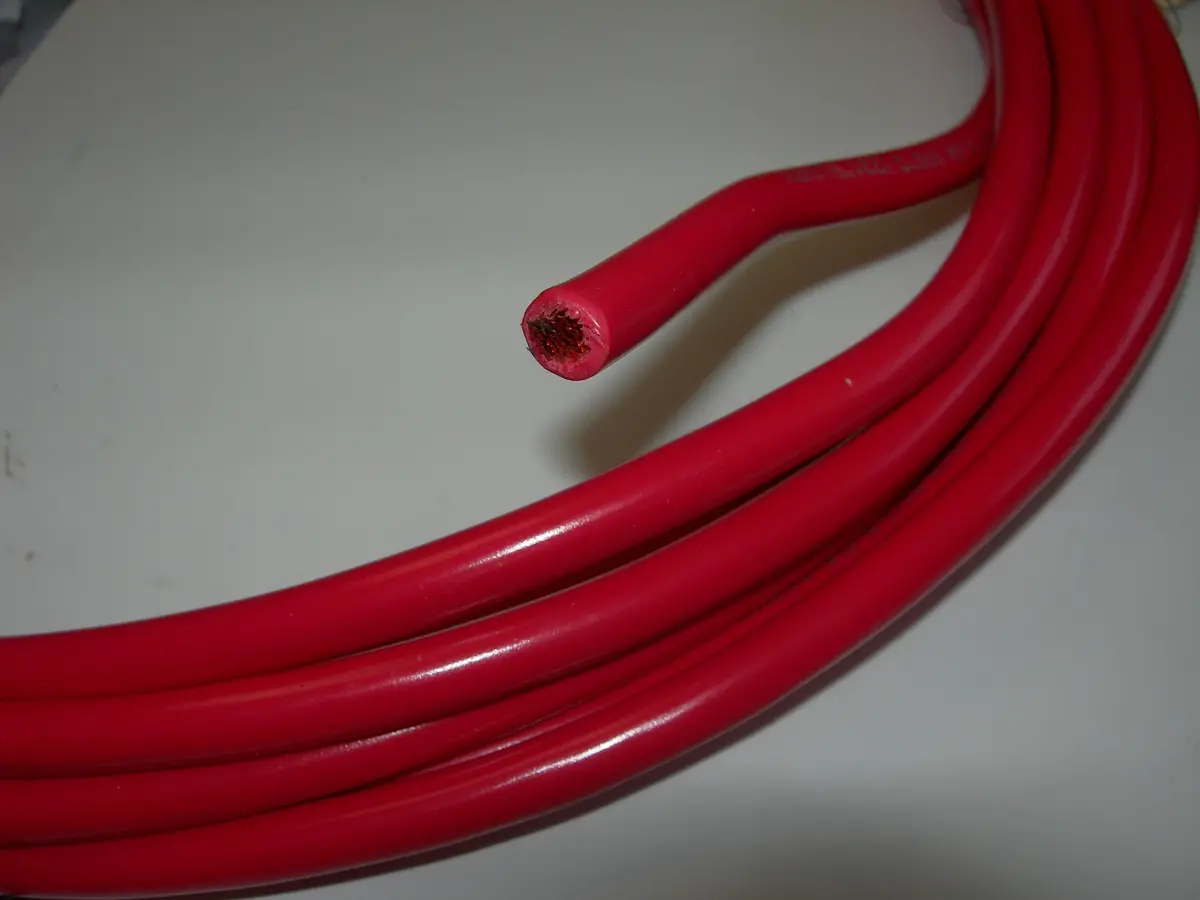 Cable, Battery - 6-Gauge - Multi-Strand Copper Core - Red Cover 1