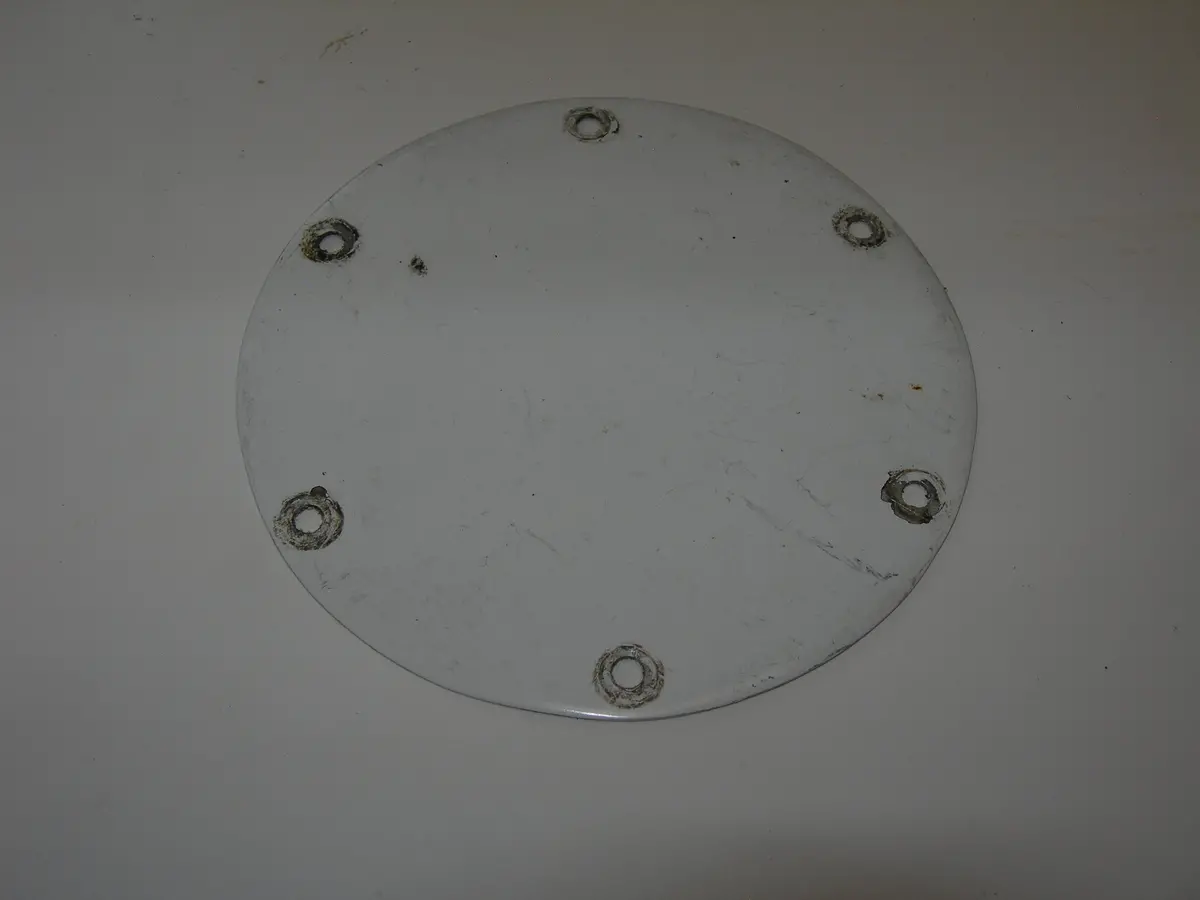 Plate, Inspection - 6" Round - 3 Holes 1