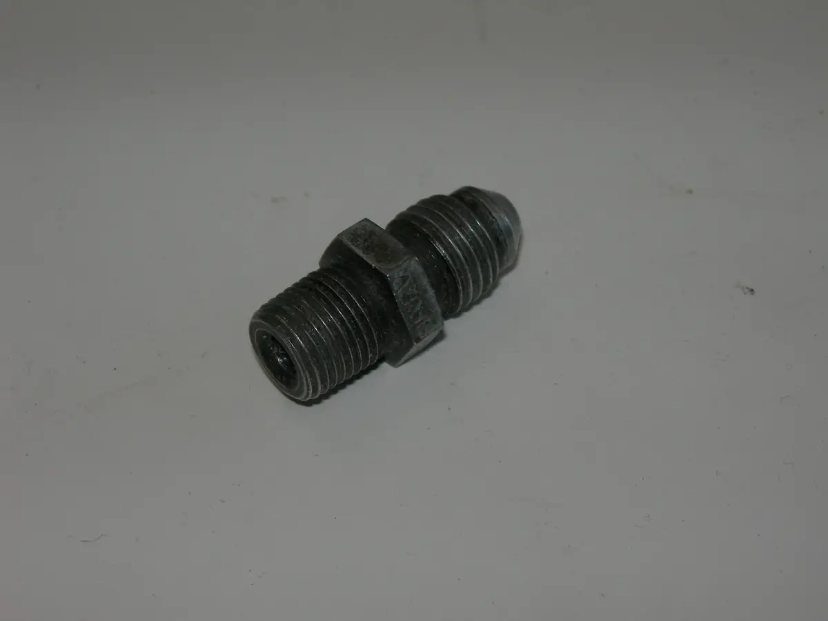 Nipple, Pipe/Flare - Straight - 1/8" Npt - 1/4" Tube Od - Steel 1