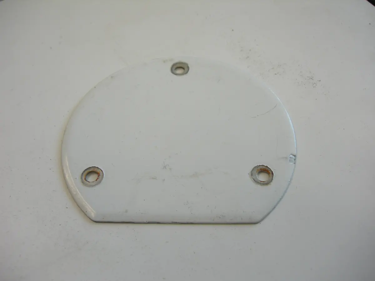 Cover, Plate - Inspection - Round (Flat Bottom) - 3 Holes - Fuel Tank 1