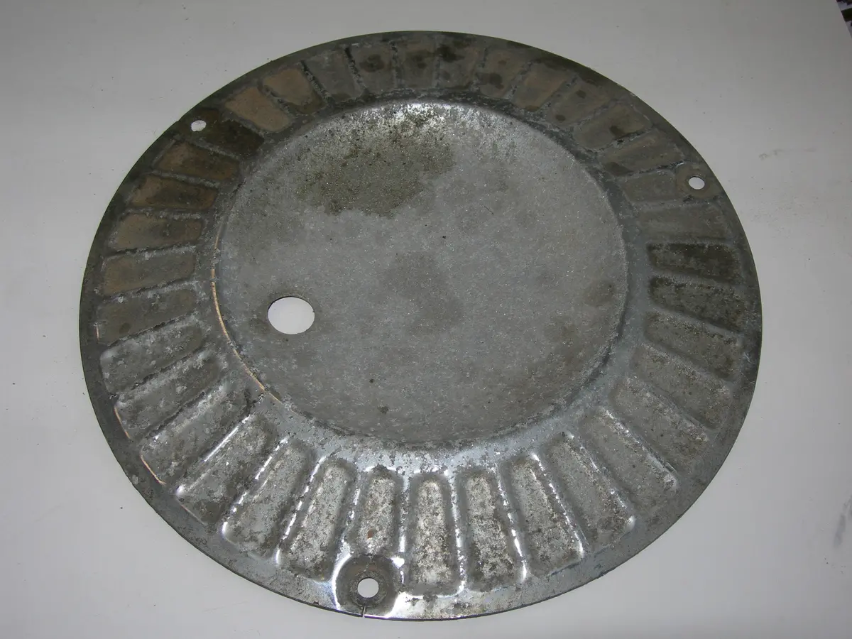Cap, Hub - Wheel - 7" Diameter - Tube Hole - 3 Screw Holes 1