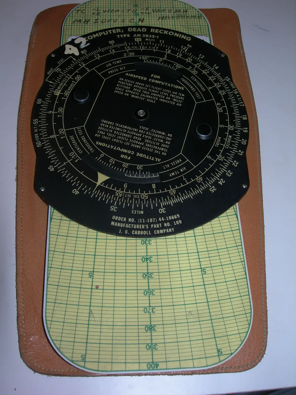 Computer, Flight Planning - Dead Reckoning - Jb Carroll Co 1