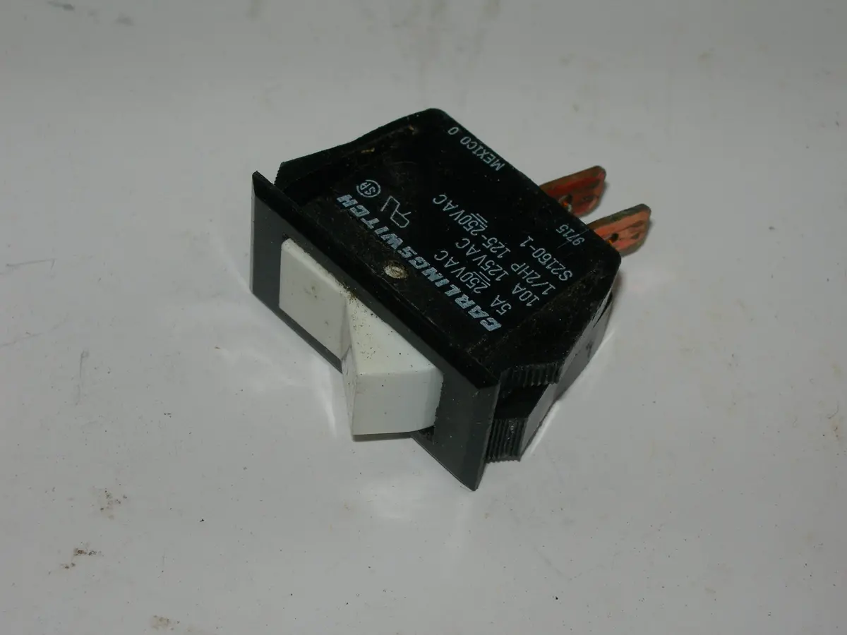 Switch, Rocker - Spst - White 1