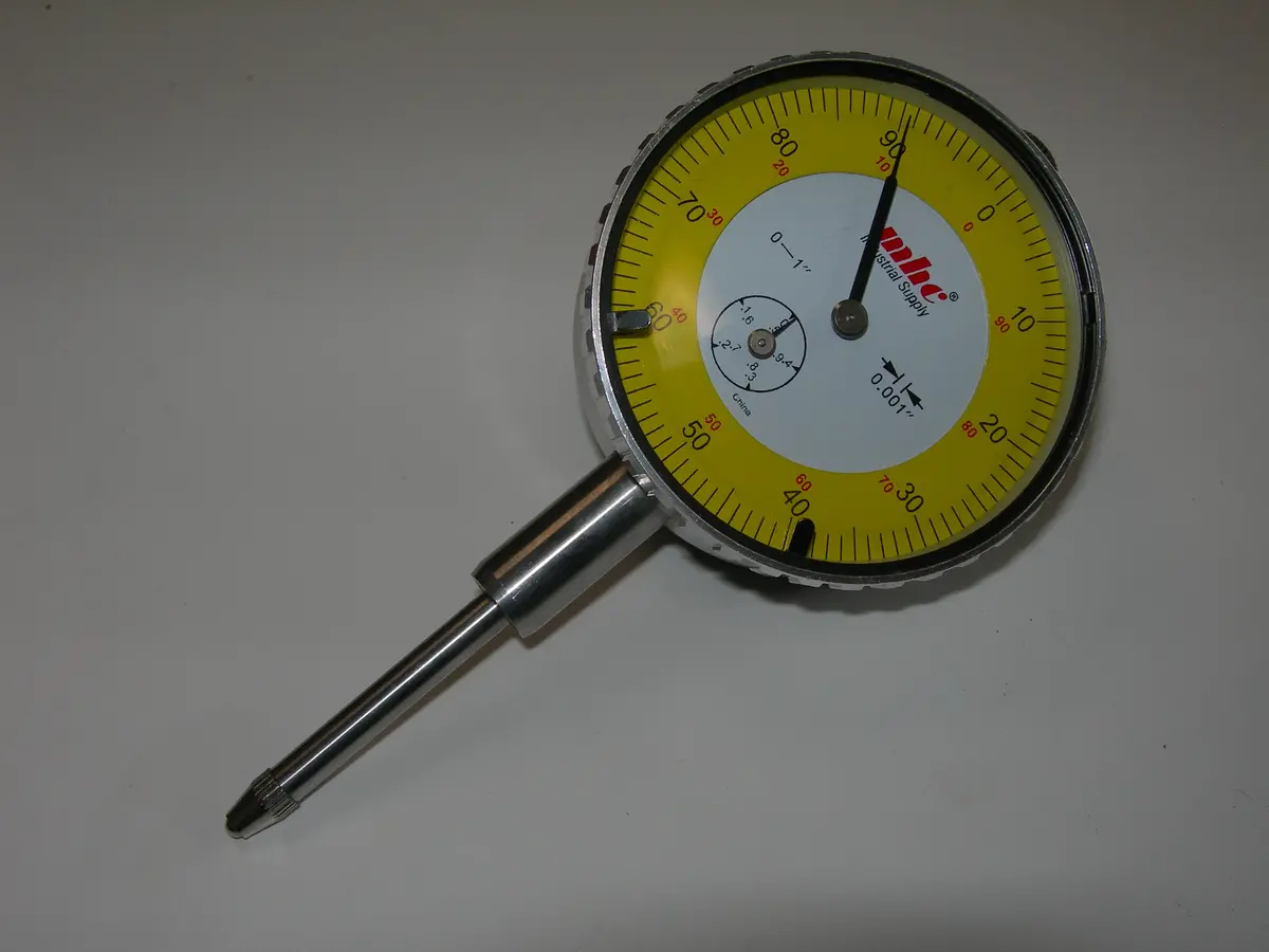 Indicator, Dial - 1.0" X .001" - 0 - 100 Reading - 2.28" Face 1