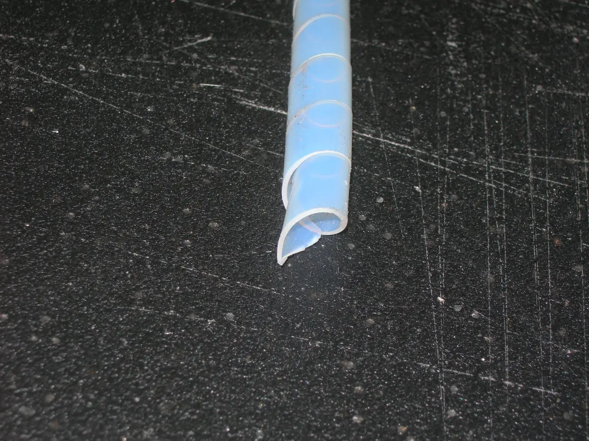 Wrap, Tubing - Spiral - 3/8" Id - Teflon - Natural Color 1
