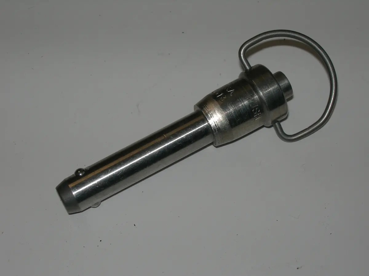 Pin, Quick Release - 3/8" Dia - 1 1/4" Effective Length - Stainless - Lockwell 1