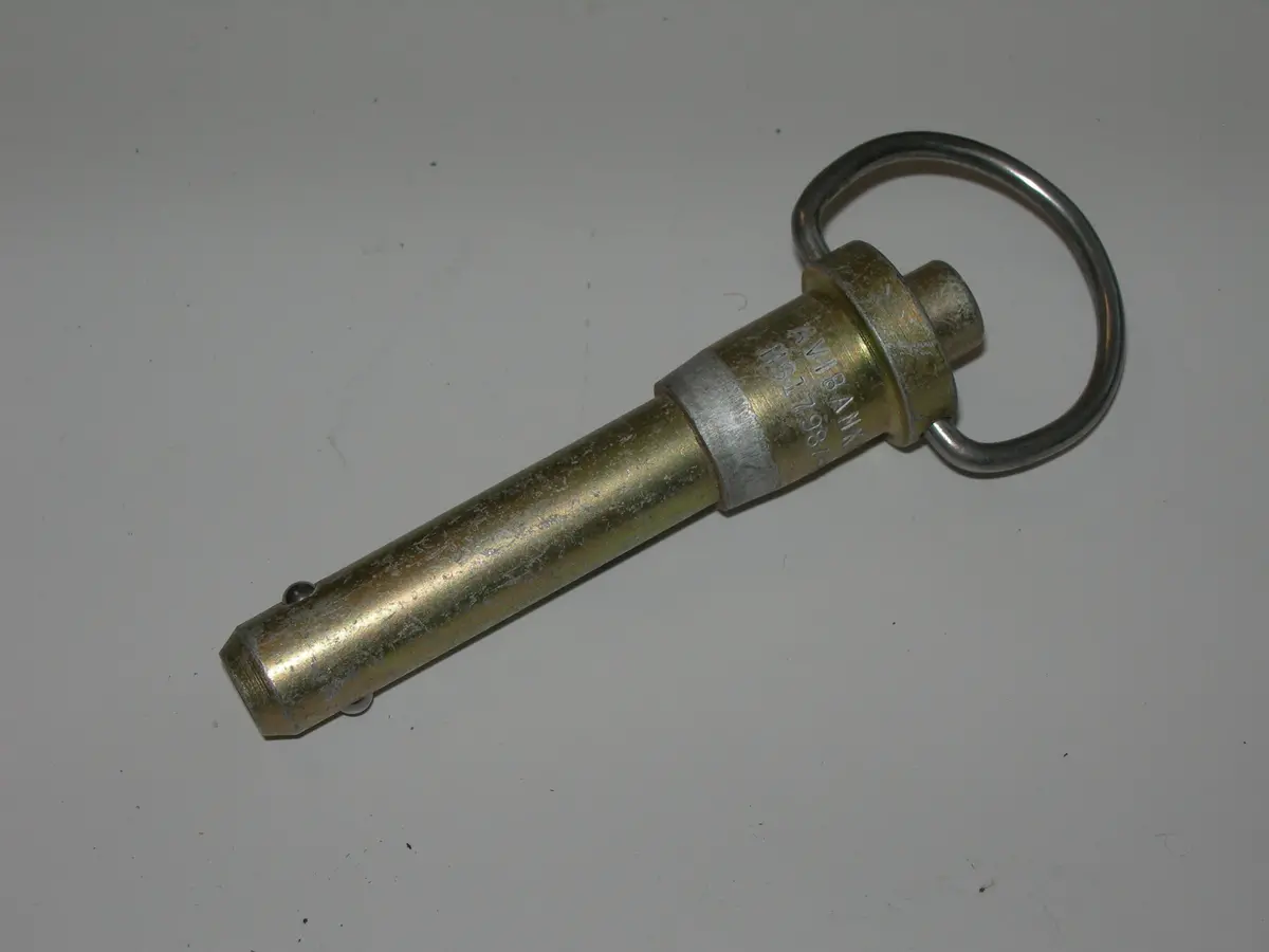 Pin, Quick Release - Push/Pull - 3/8" Dia - 1 1/4" Effective Length - Avibank 1