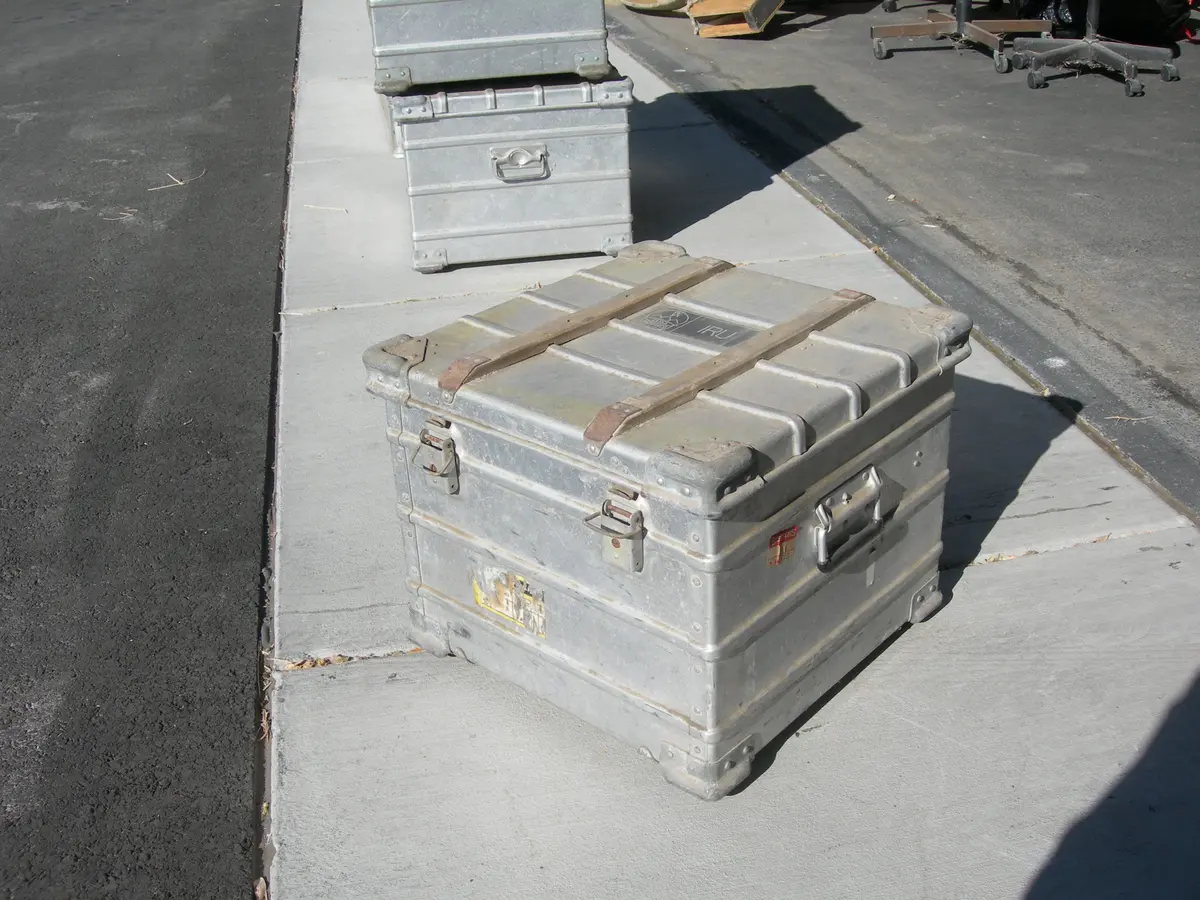 Container, Shipping - Heavy Duty Aluminum - Zeiss Aerotopo Iru 1