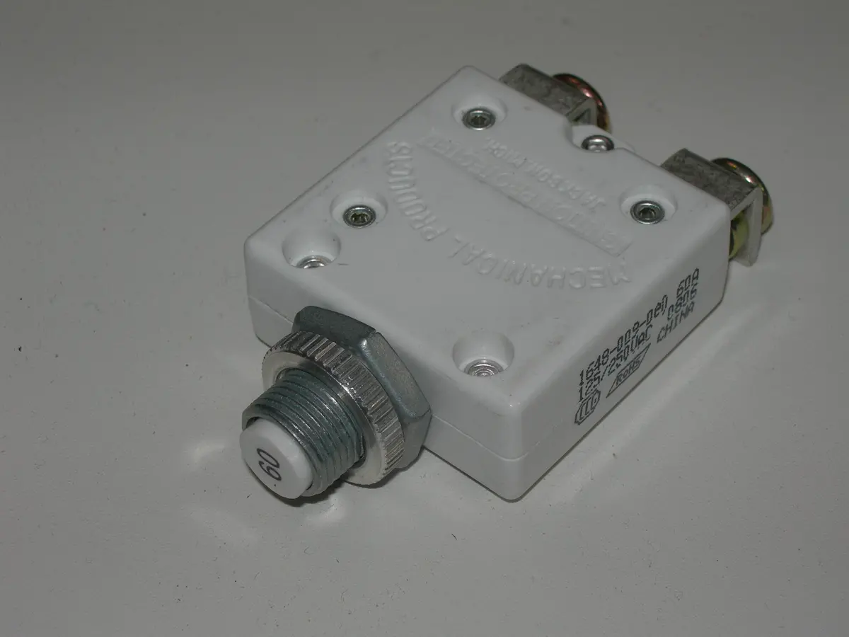 Breaker, Circuit - Push/Pop Out - 60 Amp - Mechanical Products 1
