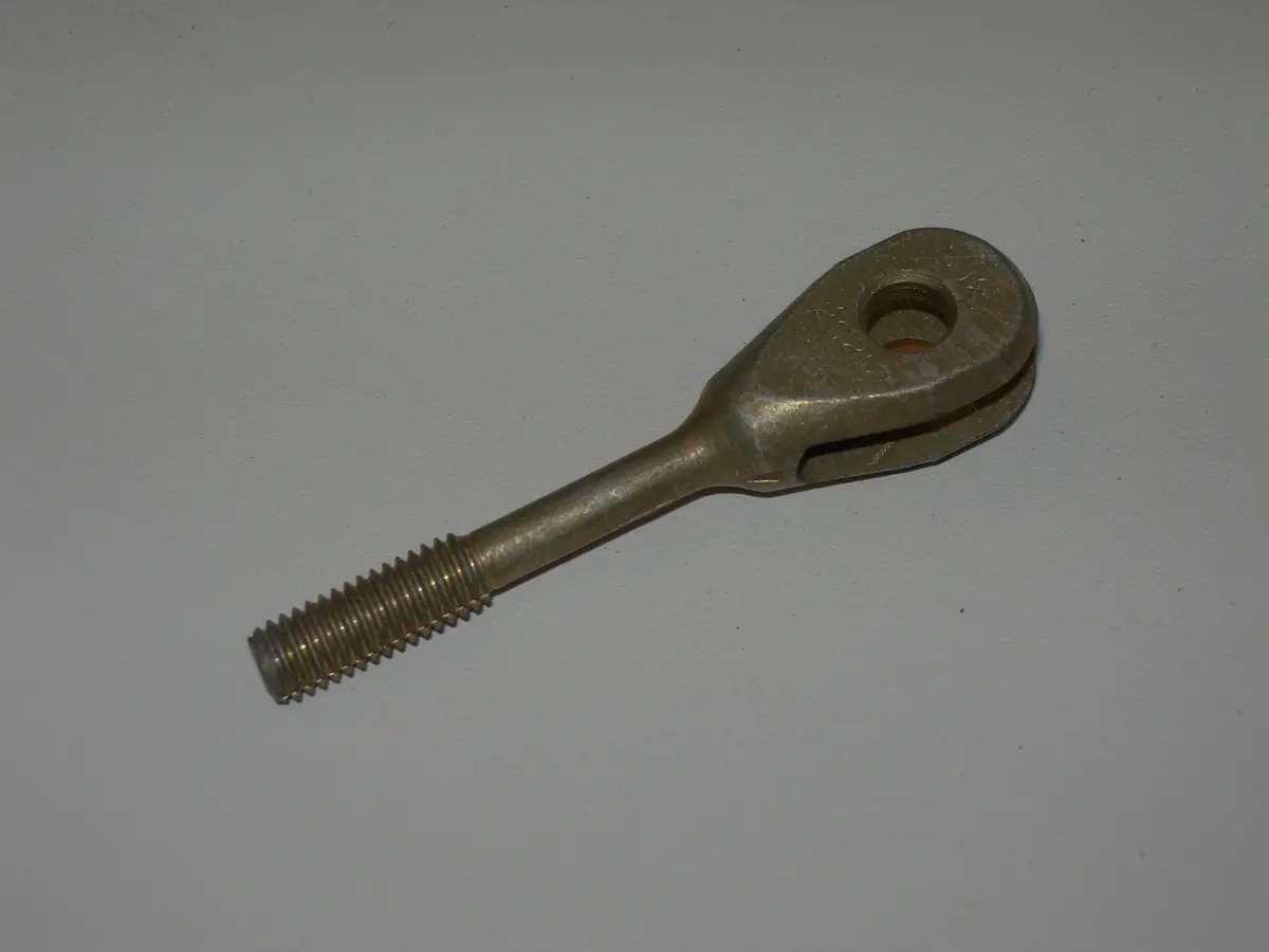 Rod End, Clevis - Rod End Fork - 1.625L - 10-32 - 3/32 Cable - Rh Threads 1